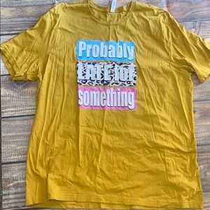Dark Mustard Graphic Tshirt